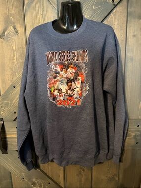 2021 World Series Champs Graphic Crewneck Sweatshirt - Large